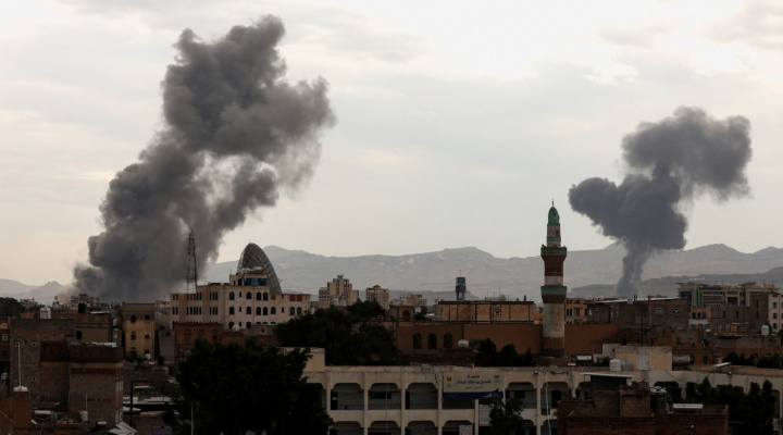 Israel Attacks Sanaa, Al-Jawf in Latest Strikes on Houthis in Yemen